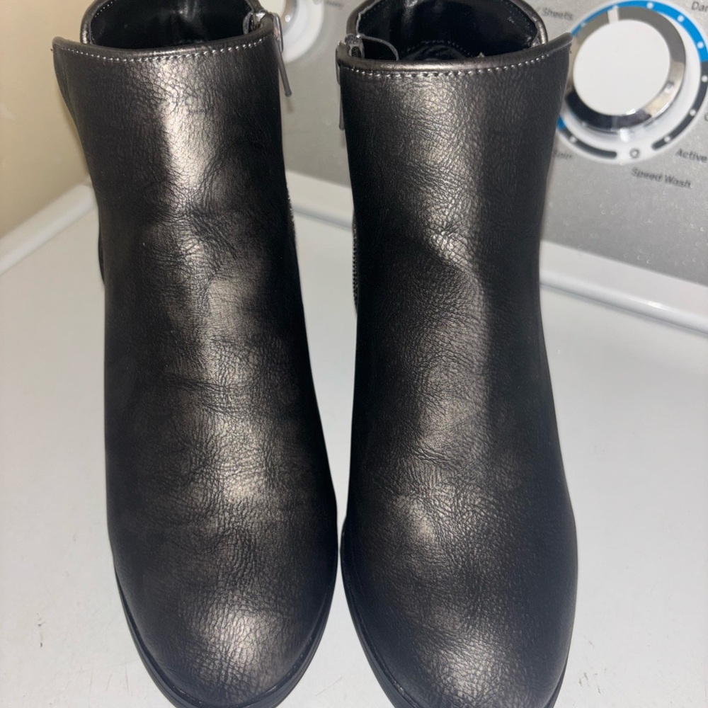 Style & Co. Sleek Black Ankle Booties